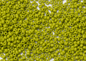 Бисер Чехия круглый 10/0 50г 53430 оливковый