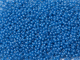 Бисер Чехия круглый 10/0 50г 17136 тёмно-голубой