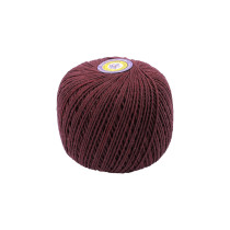 Пряжа СПБ " Фиалка" 100% хлопок 75 г 225 м №0905 бордовый