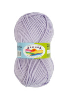 Пряжа ALPINA " MARTA" 100% тактифил 5 * 100 г 120 м №017 св. сиреневый. Цена за упаковку 5 шт