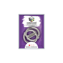 " DELFBRICK" DLM- 15 Головоломка металлическая " Кольца" 2 элемент. 