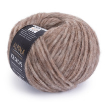 Пряжа ALPINA "ICE DROPS" 58% альпака, 14% шерсть, 28% полиамид 10 * 50г 150 м №03 серо-бежевый. Цена за упаковку 10 шт