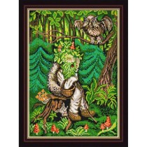 "Леший" Рисунок на ткани