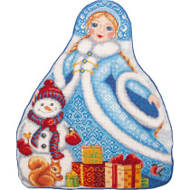 Набор для вышивания "PANNA" PD-7203 "Подушка. Снегурочка"