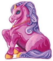 Набор для вышивания "PANNA" PD-7143 "Подушка Мой единорог"