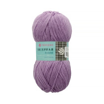 Пряжа Пехорская ПТ " Бисерная" 100% акрил 100 г 450 м №178 св. сиреневый. Цена за упаковку 5 шт
