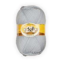 Пряжа ADELIA " JESSICA" 67% шерсть, 33% полиэстер 5 * 100 г 260 м №21 св. голубой. Цена за упаковку 5 шт