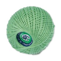 Пряжа ПНК Кирова " Ирис" 100% мерсеризованный хлопок 25 г 150 м №3904 мятный. Цена за упаковку 20 шт