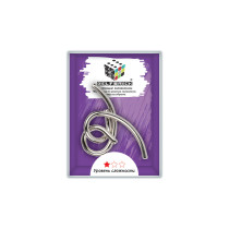 " DELFBRICK" DLM- 20 Головоломка металлическая " Петельки" 2 элемент. 