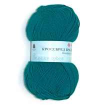 Пряжа Пехорская ПТ " Кроссбред Бразилии" 50% мериносовая шерсть, 50% акрил 100 г 500 м №591 лагуна. Цена за упаковку 5 шт