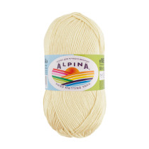 Пряжа ALPINA " MELISSA" 95% вискоза, 5% кашемир 10 * 50г 125 м №04 бл. желтый. Цена за упаковку 10 шт