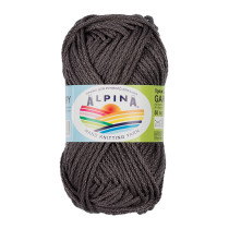 Пряжа ALPINA "GARRY" 100% мерсеризованный хлопок 10 * 50г 50 м №15 графит (серо-стальной). Цена за упаковку 10 шт