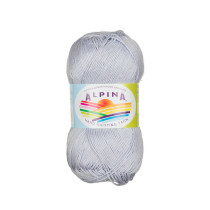 Пряжа ALPINA " ORGANICA" 80% хлопок, 20% лён 10 * 50г 170 м №06 серо- голубой. Цена за упаковку 10 шт