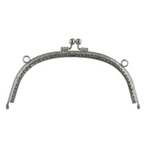 " Gamma" FER- 10 Застежка для сумки " фермуар" 16. 5 x 7. 5 см 1 шт. №01 под серебро