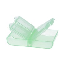  Контейнер для бисера пластик T- 34 салатовый\ прозрачный