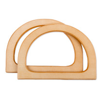 " Gamma" HA- 35 Ручки для сумки 13. 7 х 9. 6 см 2 шт. №01 светлое дерево