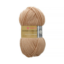 Пряжа Пехорская ПТ " Мериносовая" 50% мериносовая шерсть, 50% акрил 100 г 200 м №124 песочный. Цена за упаковку 10 шт
