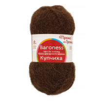 Пряжа из Троицка " Купчиха" 50% верблюжья шерсть, 50% акрил 10 * 100 г 300 м №251 коричневый. Цена за упаковку 10 шт