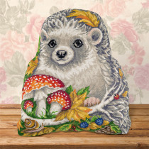 Набор для вышивания "PANNA" PD- 1795 ( ПД- 1795 ) " Подушка Лесной ежик" 