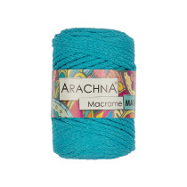 Пряжа ARACHNA " Macrame Maxi" 80% хлопок, 20% полиэстер 4 * 250г 80 м №13 бирюзовый. Цена за упаковку 4 шт