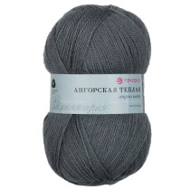 Пряжа Пехорская ПТ " Ангорская теплая" 60% акрил, 40% шерсть 100 г 480 м №174 сталь. Цена за упаковку 5 шт
