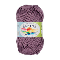 Пряжа ALPINA "GARRY" 100% мерсеризованный хлопок 10 * 50г 50 м №14 аметист (бл.серо-сиреневый). Цена за упаковку 10 шт