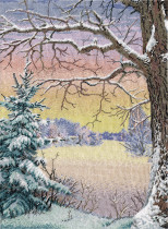 Набор для вышивания "PANNA" PS- 1616 ( ПС- 1616 ) " Зимняя палитра" 