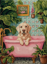 Набор для вышивания " PANNA" J- 7545 " Водные процедуры" 22 х 29. 5 см