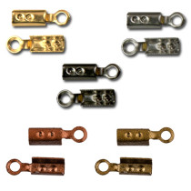  Зажим для узла DC-092/10 4x2x2 мм 10 шт №03 под черный никель