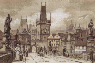 Набор для вышивания "PANNA" " Золотая серия" GM- 1513 ( ГМ- 1513 ) " Прага. Карлов мост" 