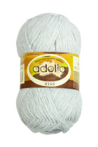 Пряжа ADELIA " KISS" 100% полиэстер 10 * 50г 145 м №29 голубой. Цена за упаковку 10 шт