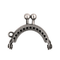 " Gamma" FER- 18 Застежка для сумки " фермуар" 4 x 3. 5 см 1 шт. №01 под серебро