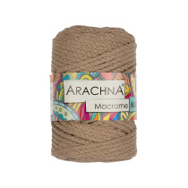 Пряжа ARACHNA " Macrame Maxi" 80% хлопок, 20% полиэстер 4 * 250г 80 м №03 бежевый. Цена за упаковку 4 шт