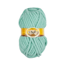 Пряжа ADELIA " DOLLY" 100% полиэстер 5 * 100 г 40 м №07 св. зеленый. Цена за упаковку 5 шт