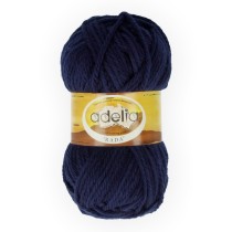 Пряжа ADELIA " RADA" 100% акрил 10 * 100 г 80 м №054 т. фиолетовый. Цена за упаковку 10 шт