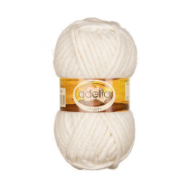Пряжа ADELIA " FAST" 78% акрил, 22% шерсть 3 * 150г 45 м №02 натуральный. Цена за упаковку 3 шт