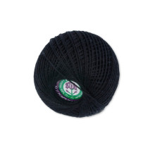 Пряжа СПБ " Ирис" 100% хлопок 6 х 25 г 150 м №7214 ( 156) ЧЕРНЫЙ. Цена за упаковку 6 шт