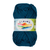 Пряжа ALPINA "GARRY" 100% мерсеризованный хлопок 10 * 50г 50 м №16 апатит (сине-зеленый). Цена за упаковку 10 шт