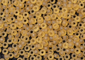 Бисер Чехия круглый 10/0 500г 10020m янтарный матовый