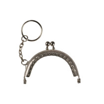 " Gamma" FER- 19 Застежка для сумки " фермуар" 7 x 4 см 1 шт. №01 под серебро