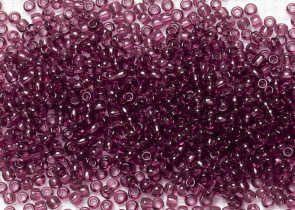 Бисер Япония круглый 11/0 250г 0006B аметист, прозрачный