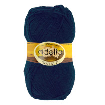 Пряжа ADELIA " NATALI" 100% акрил 10 * 50г 300 м №12 темно- синий. Цена за упаковку 10 шт