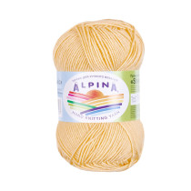 Пряжа ALPINA " SLAVIC" 70% вискоза, 30% шерсть 10 * 50г 140 м №05 желтый. Цена за упаковку 10 шт