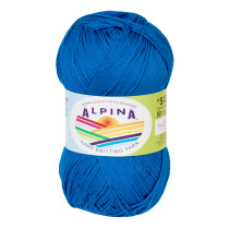 Пряжа ALPINA " SATI" 100% мерсеризованный хлопок 10 * 50г 170 м №133 василек. Цена за упаковку 10 шт