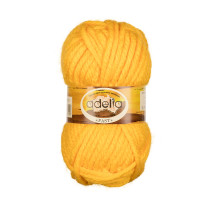 Пряжа ADELIA " FAST" 78% акрил, 22% шерсть 3 * 150г 45 м №03 желтый. Цена за упаковку 3 шт