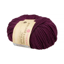 Пряжа Пехорская ПТ " Детский каприз теплый" 50% мериносовая шерсть, 50% фибра 50 г 125 м №698 т. фиолетовый. Цена за упаковку 10 шт