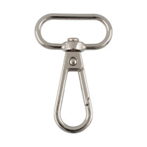 Фурнитура сумочная металл "Gamma" GH 111/25/10 Карабин 25 мм №04 под никель 10 шт