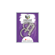 " DELFBRICK" DLM- 22 Головоломка металлическая " Кольца" 3 элемент. 