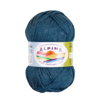 Пряжа ALPINA " NORI" 56% акрил, 44% хлопок 10 * 50г 100 м №07 морская волна. Цена за упаковку 10 шт