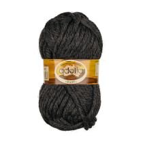 Пряжа ADELIA " FAST" 78% акрил, 22% шерсть 3 * 150г 45 м №01 ЧЕРНЫЙ. Цена за упаковку 3 шт
